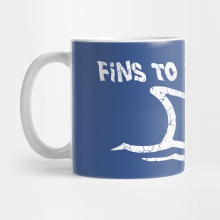 Fins To the Right Mug